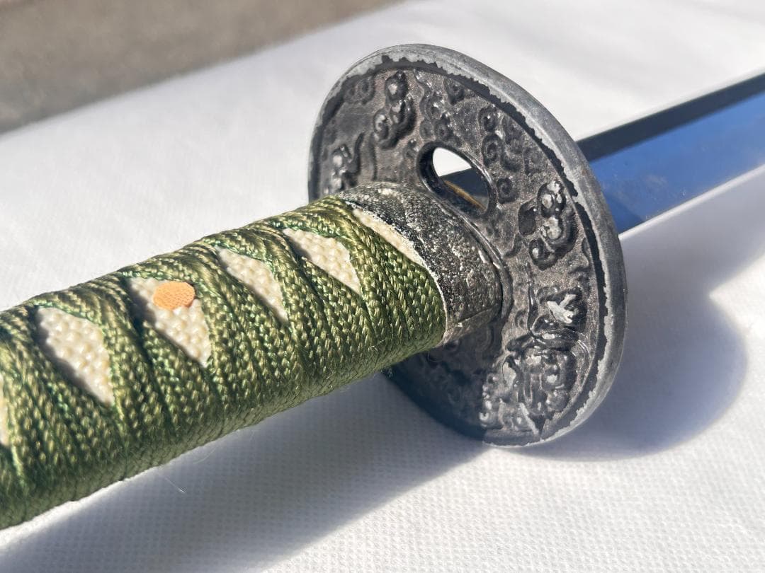 ★インテリア・コスプレ【模造刀】日本刀・太刀【105cm】緑★