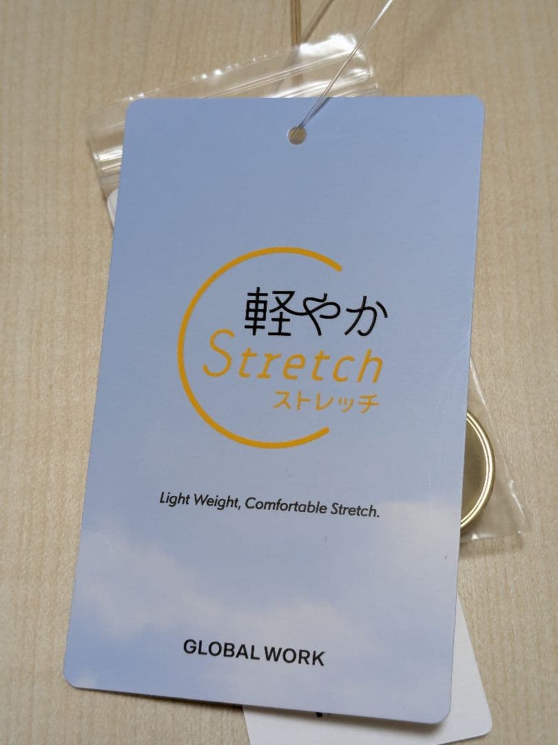 GLOBALWORK 軽やかストレッチ襟2WAYミドルコート Sサイズ ブラウン