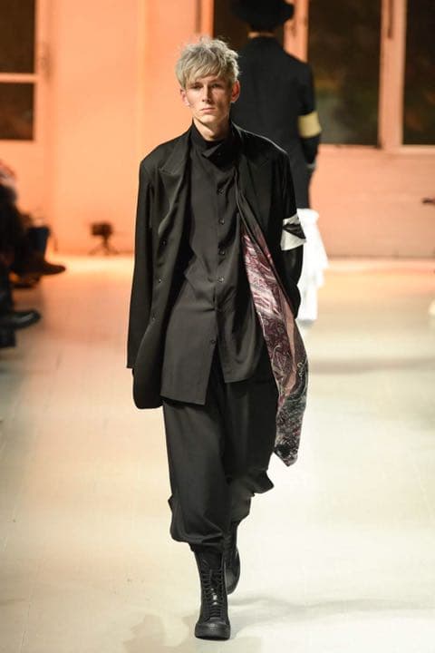 yohji yamamoto pour homme 20-21aw 白腕章