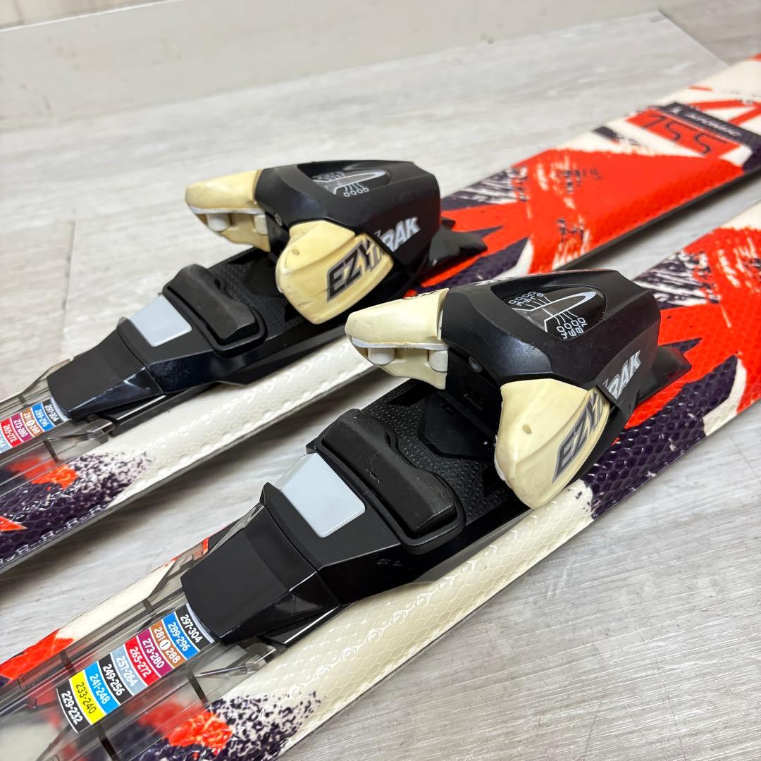 【送料無料】ATOMIC ETL 155cm スキーセット ロッカー　カーボン