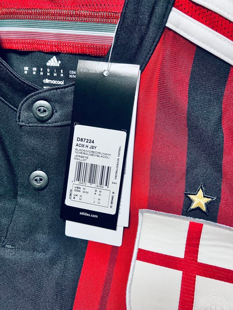 新品 ACミラン10 本田圭佑選手直筆サイン入りユニフォーム