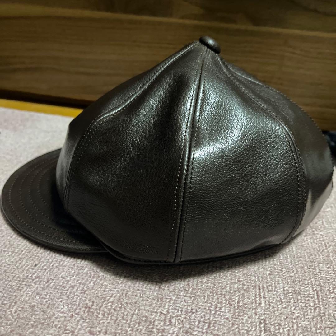 Y'2leather キャスケット　レザー