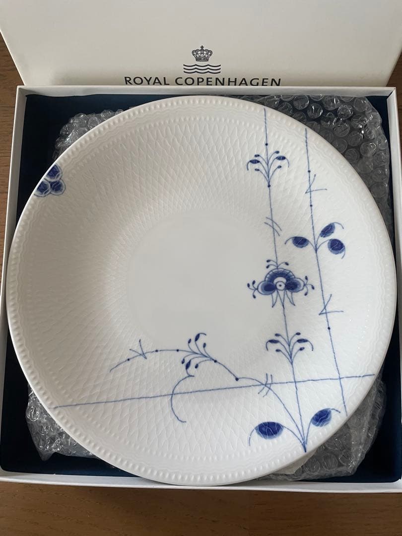新品未使用　ロイヤルコペンハーゲン　ブルーパルメッテプレート　26cm2枚セット