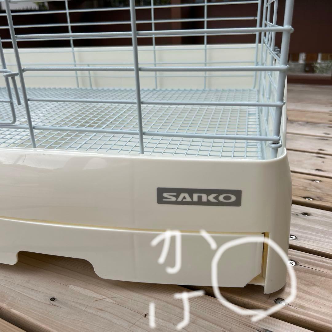 うさぎ　モルモット　イージーホーム80 ホワイト ケージ カバー付き