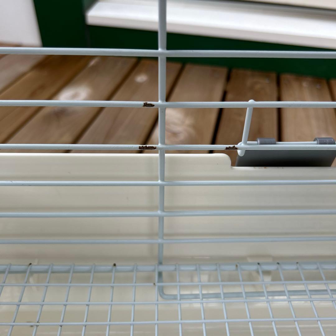 うさぎ　モルモット　イージーホーム80 ホワイト ケージ カバー付き