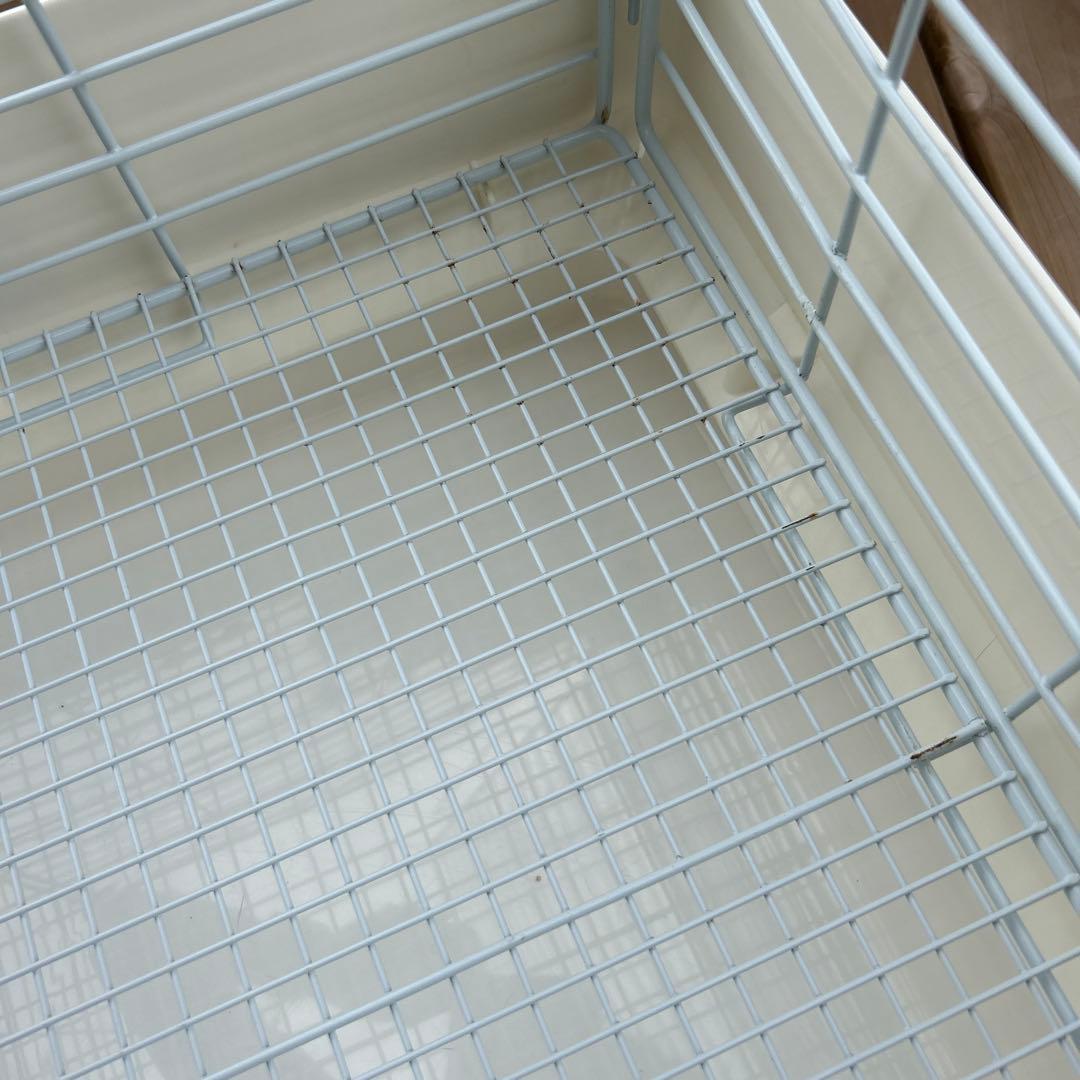 うさぎ　モルモット　イージーホーム80 ホワイト ケージ カバー付き