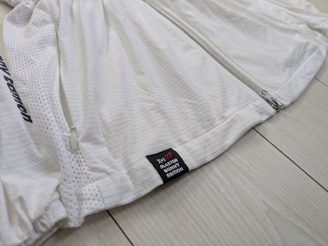 MASTERBUNNYEDITION フード付きメッシュジップジャケット S