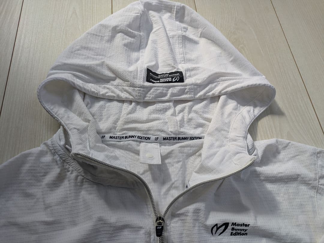 MASTERBUNNYEDITION フード付きメッシュジップジャケット S