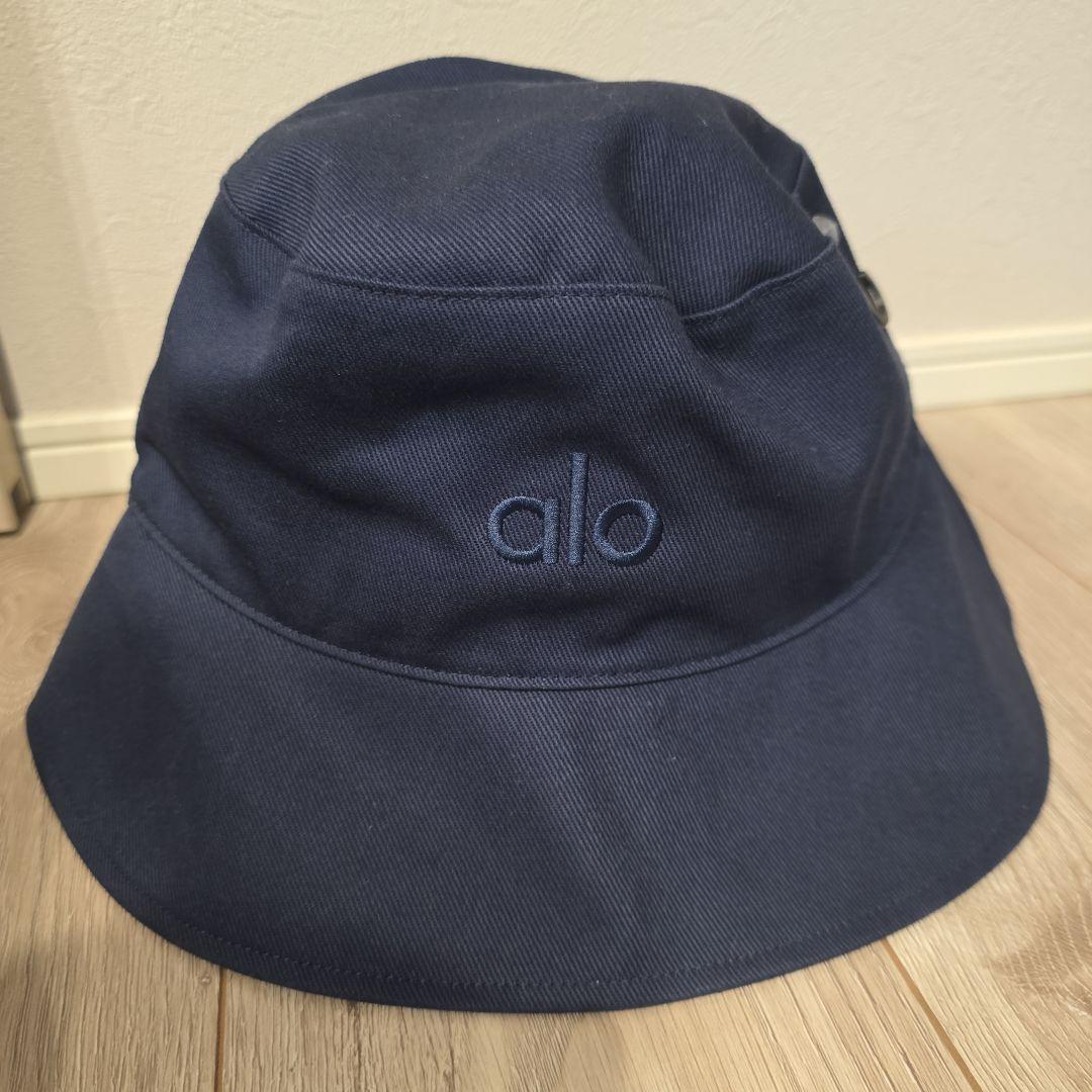 alo ネイビー ハット 帽子 正規品 新品タグ付き
