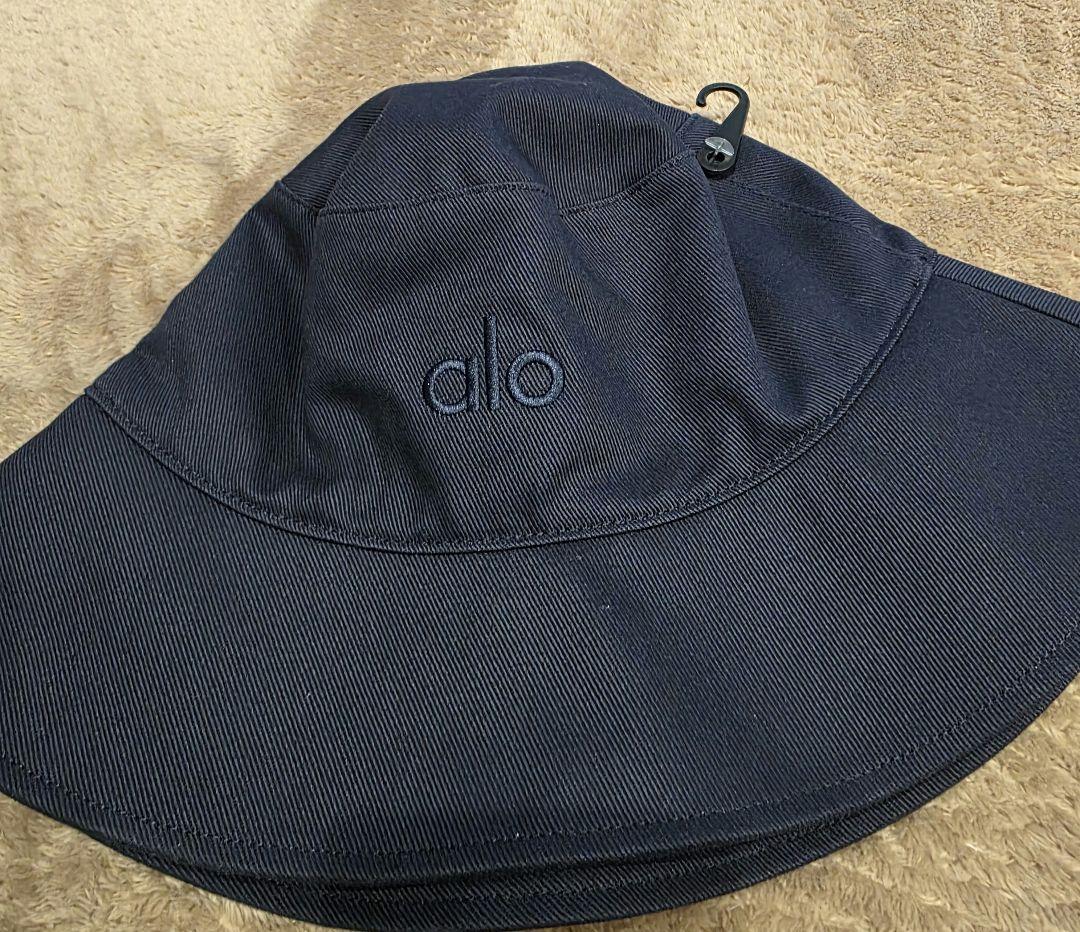 alo ネイビー ハット 帽子 正規品 新品タグ付き