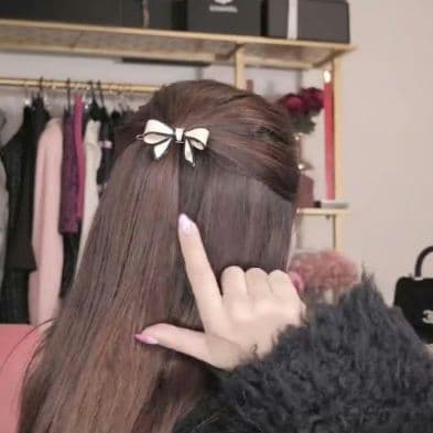 アレクサンドル ドゥ パリ　リボン　バレッタ