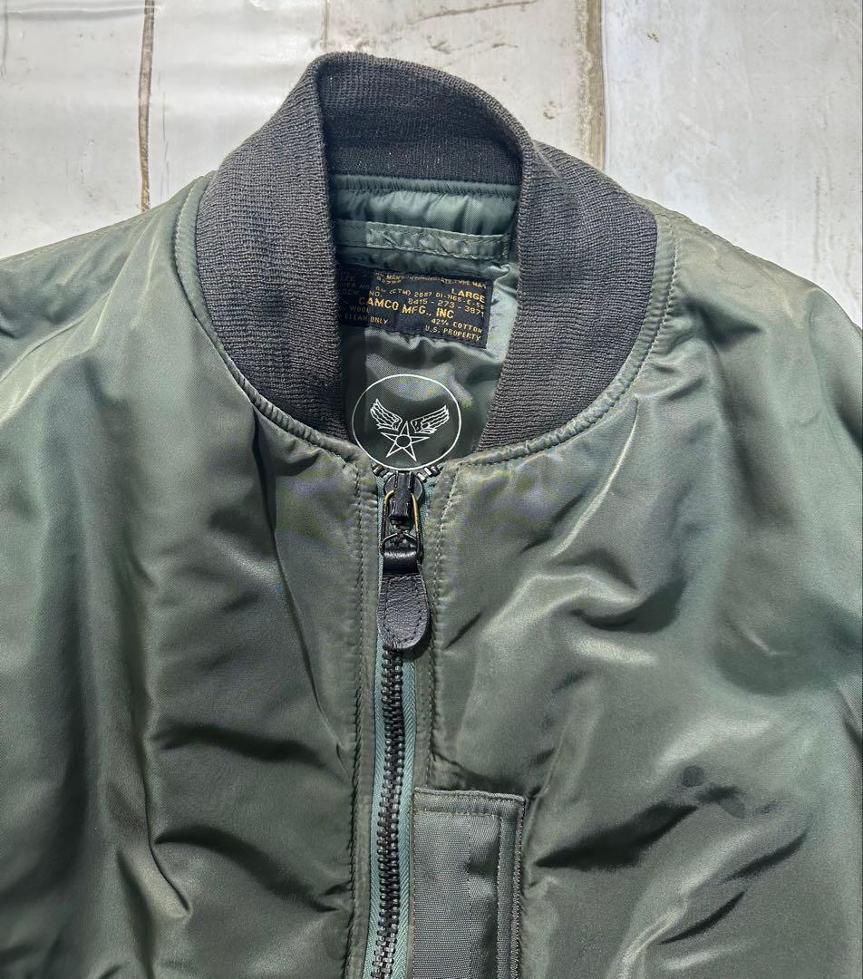 週末最終値下げ50s MA-1リプロダクト CAMCO USA L