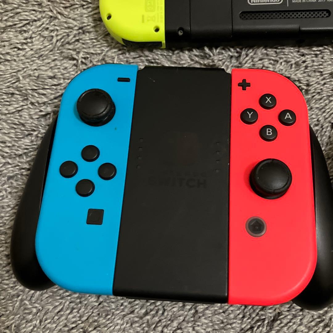 Switch 本体セット イエロー/レッド/ブルー　プロコン　ドッグ