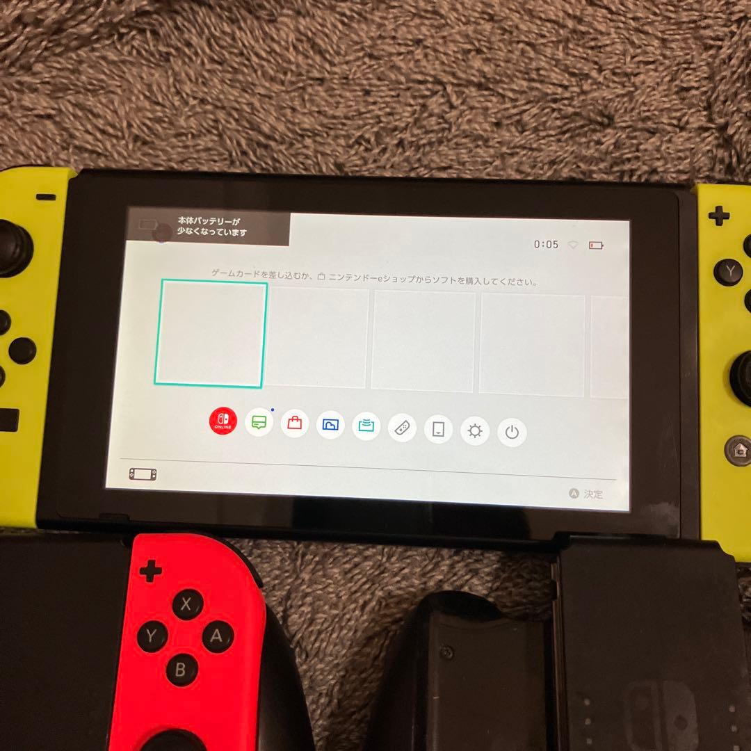 Switch 本体セット イエロー/レッド/ブルー　プロコン　ドッグ
