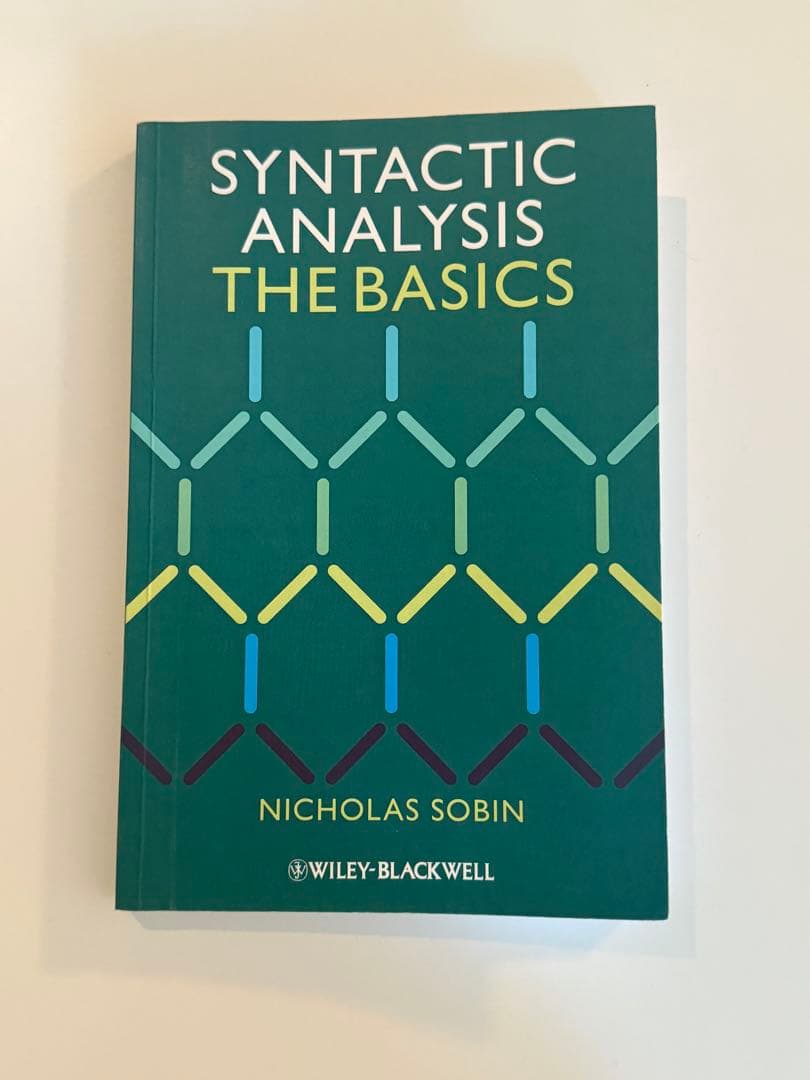 語学・辞書・学習参考書 Syntactic Analysis: The Basics