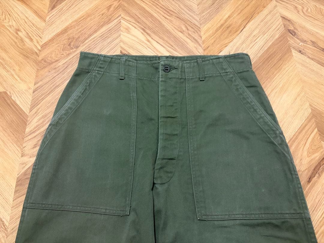 実物 60s US ARMY ベイカーパンツ 初期型 w32 サイドアジャスター