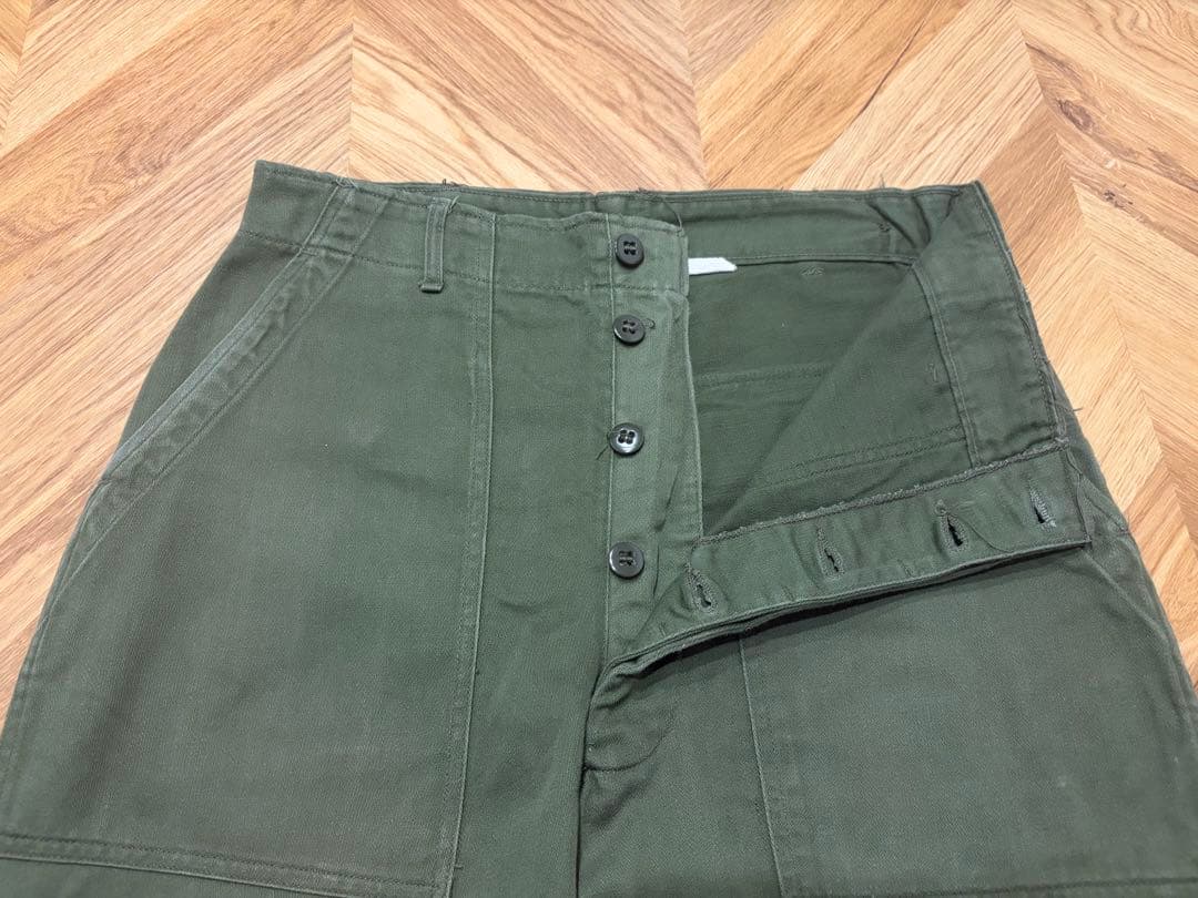 実物 60s US ARMY ベイカーパンツ 初期型 w32 サイドアジャスター