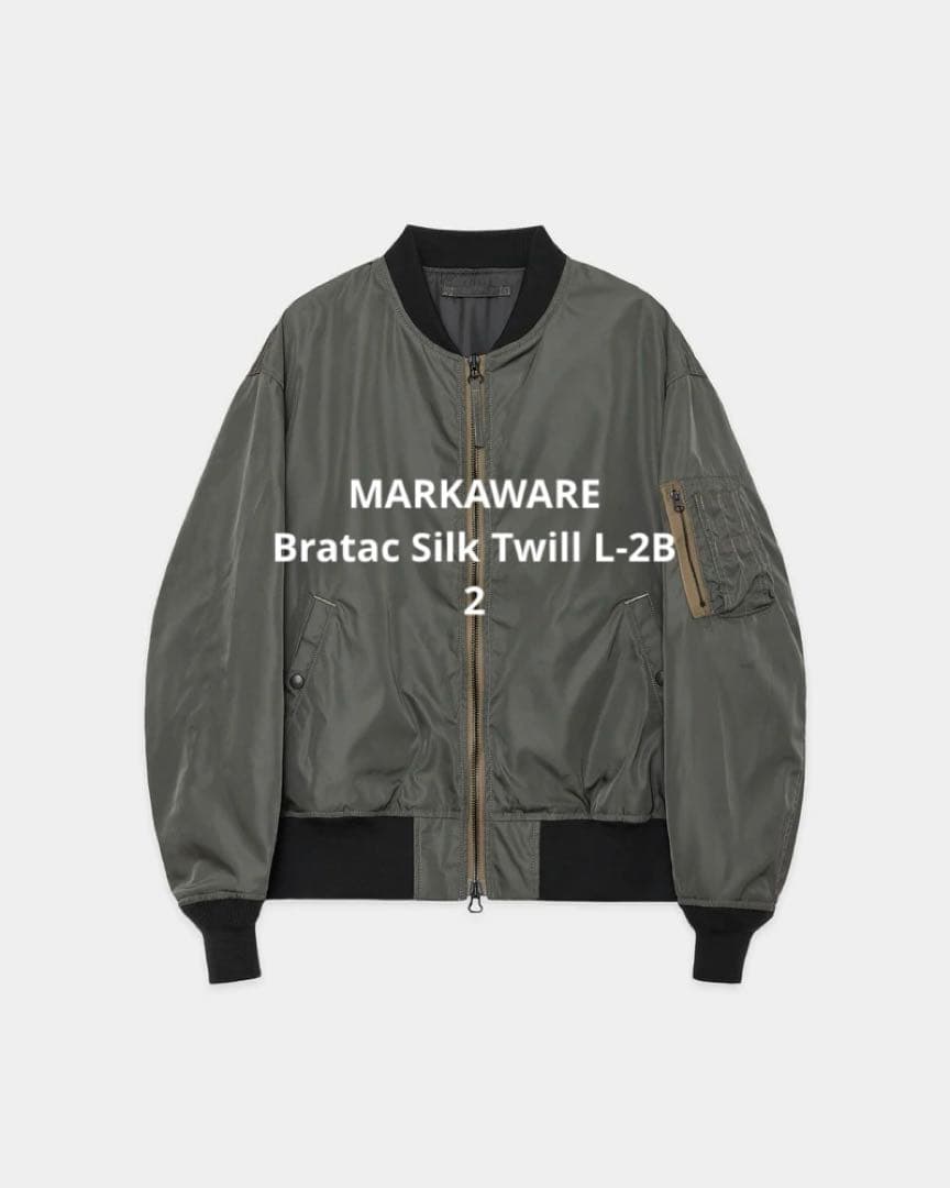 ジャケット・アウター MARKAWARE Bratac Silk Twill L-2B 2