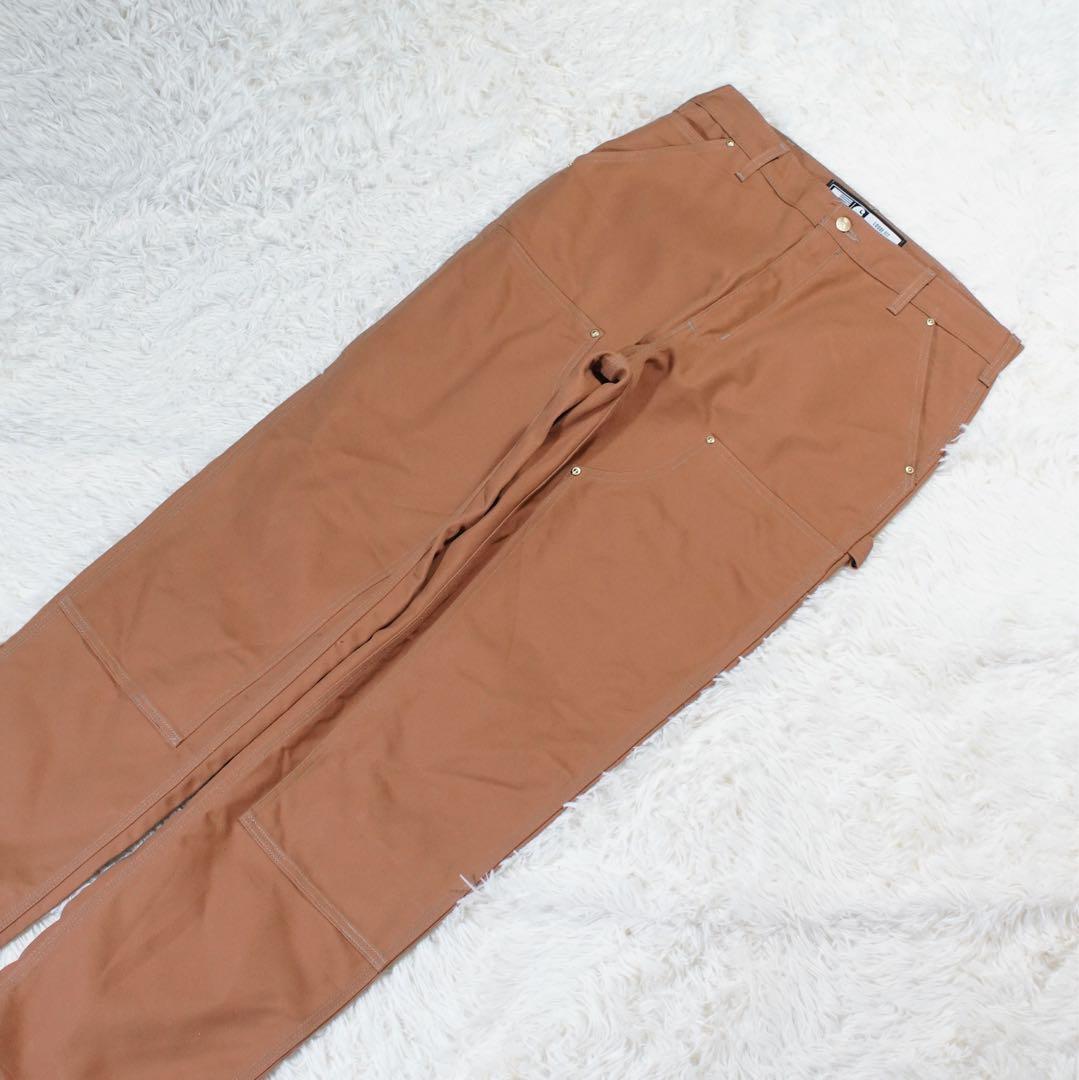 USA製《Carhartt》ペインターパンツ(W34)ダブルニー BRN ワーク