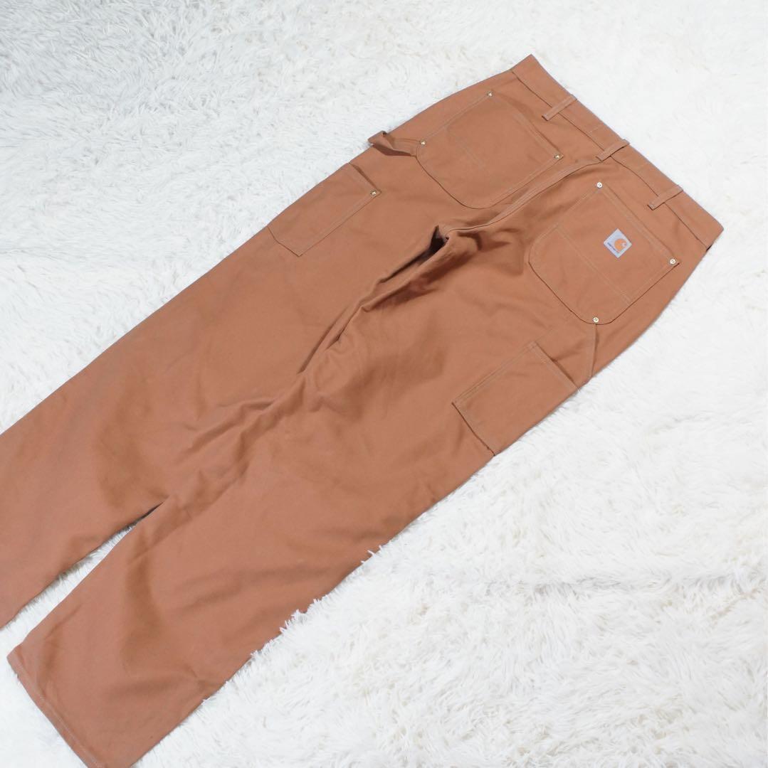 USA製《Carhartt》ペインターパンツ(W34)ダブルニー BRN ワーク