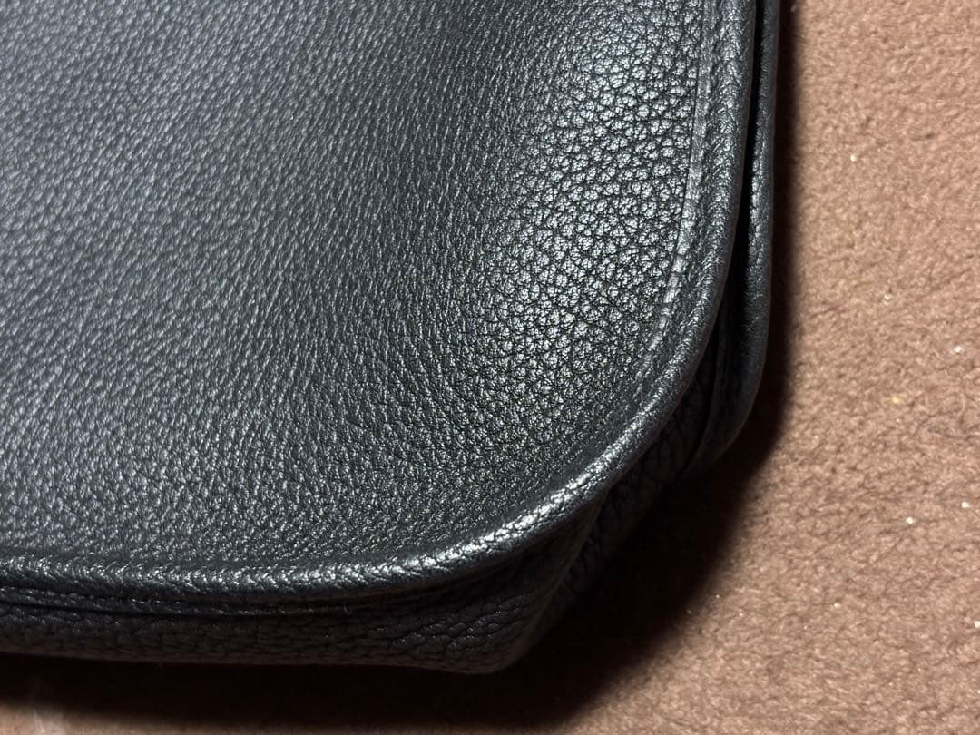 HERMES エルメス エヴリンPM ブラック トゴ エブリン ショルダーバッグ