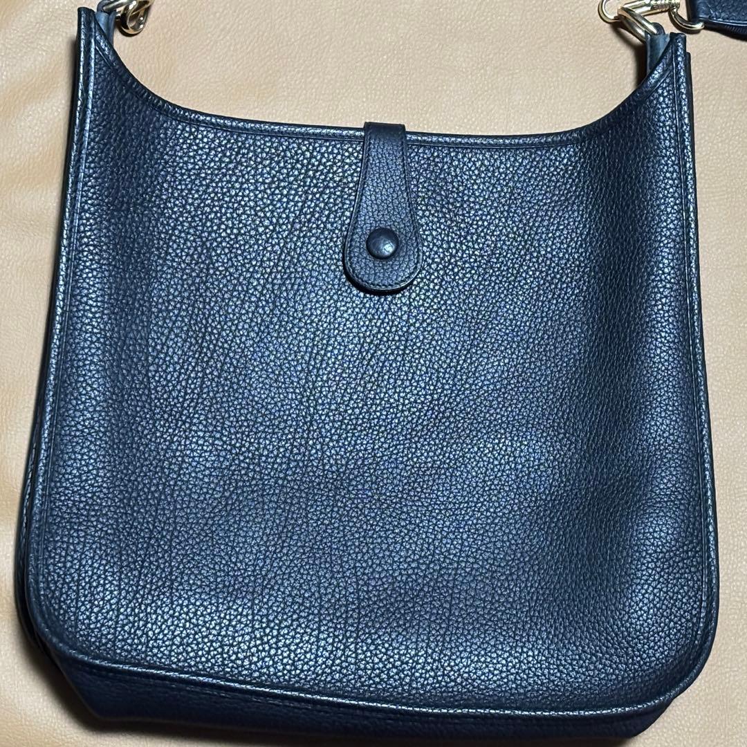 HERMES エルメス エヴリンPM ブラック トゴ エブリン ショルダーバッグ