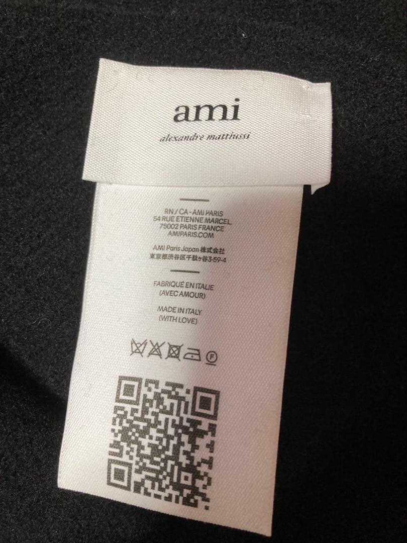 AMI PARIS アミパリス AMI DE COEUR ロゴ ハート マフラー