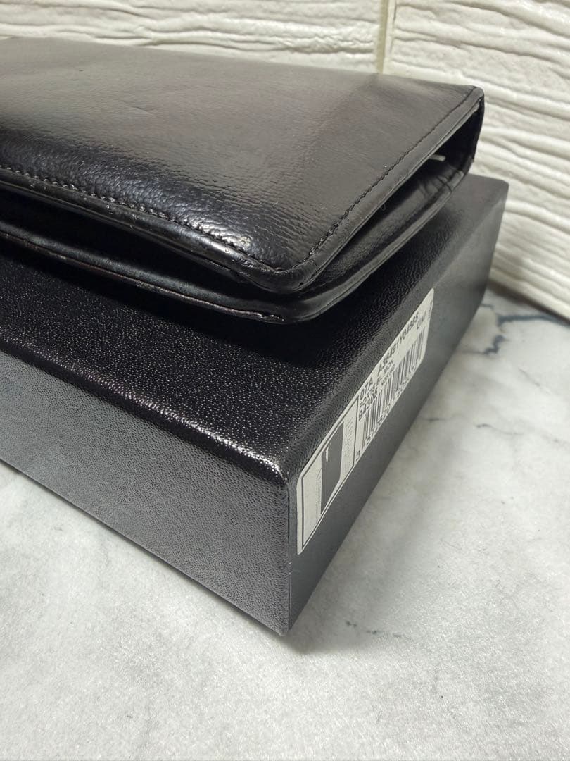 本日のみ値引【美品・シリアル一致】CHANEL 長財布 ラムスキン ブラック