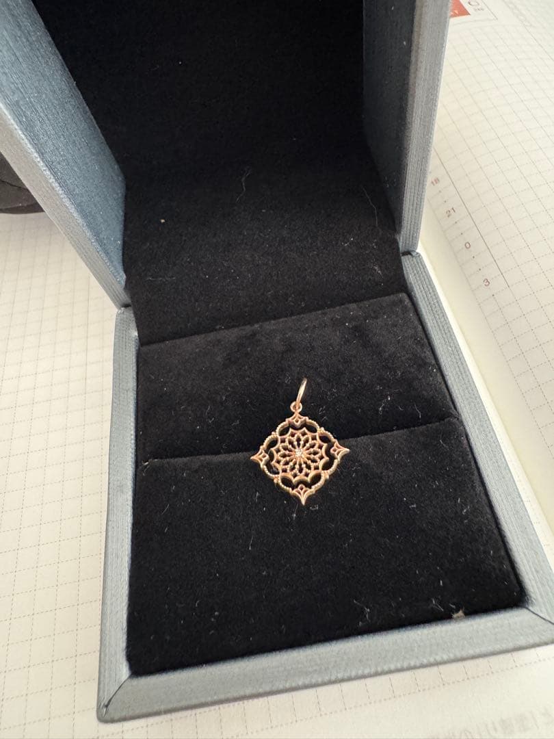 Ageteアガット　透かしネックレスチャーム