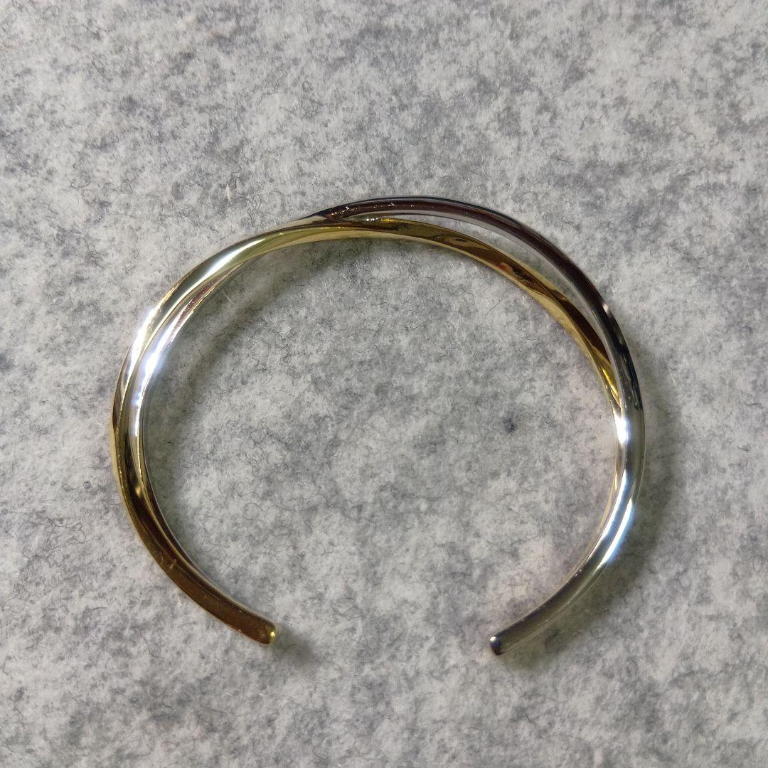 美品★ジュエッテ Jouete バングル クロス コンビカラー