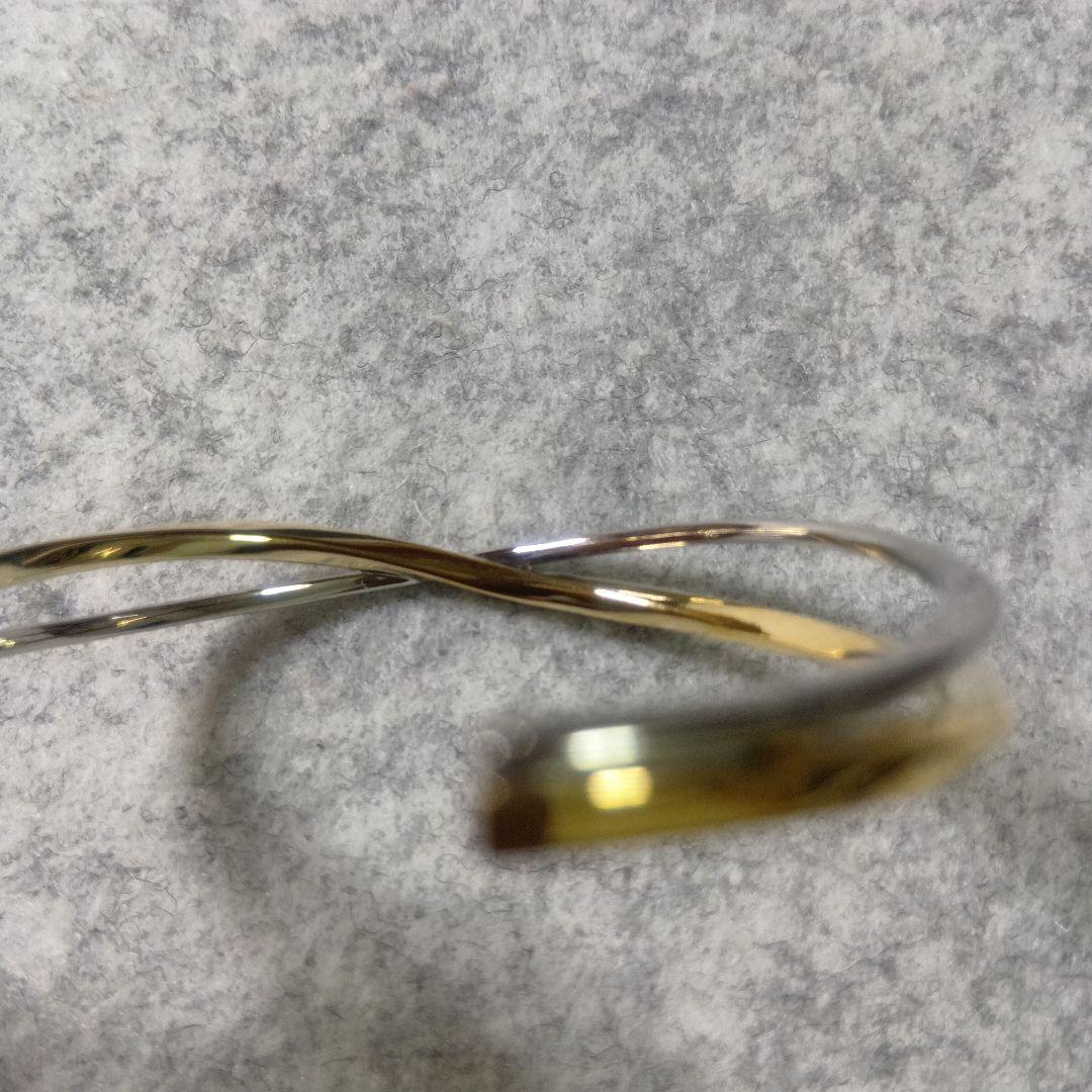 美品★ジュエッテ Jouete バングル クロス コンビカラー