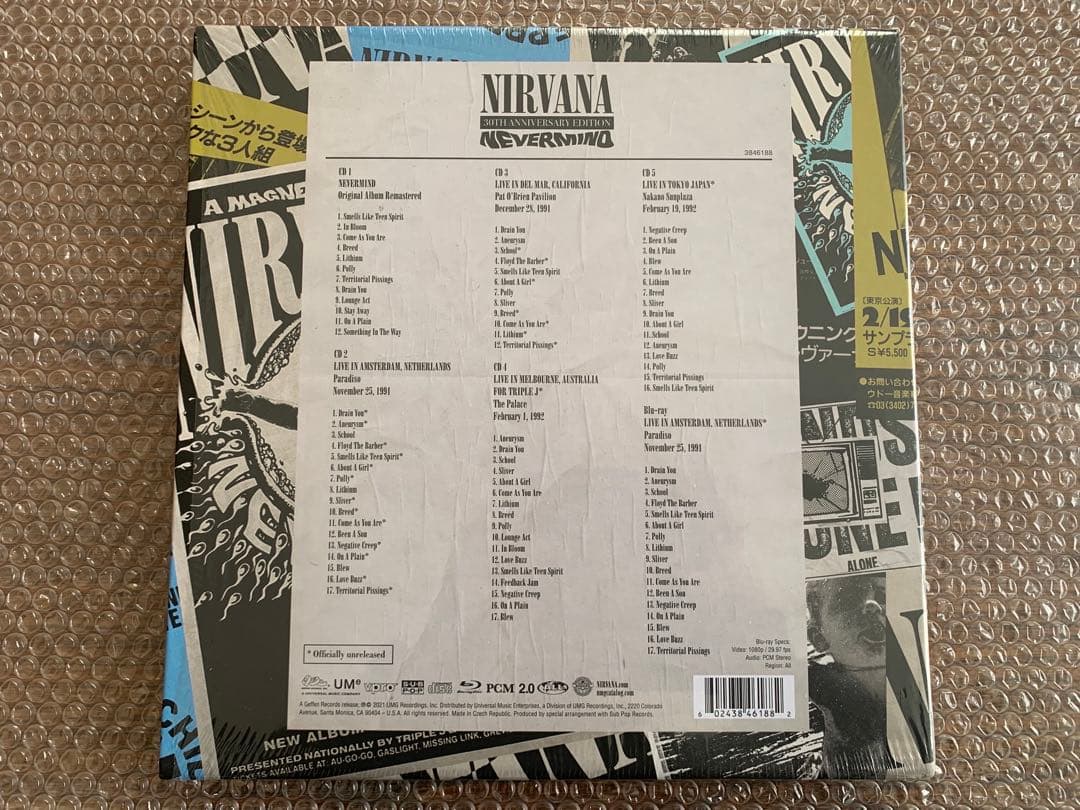 NIRVANA／NEVERMIND 30th スーパー・デラックス・エディション