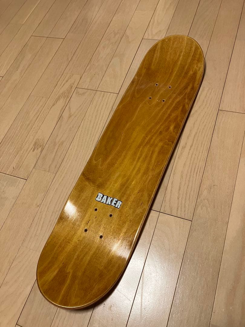 BAKER スケートボードデッキ 8インチ 青色グラフィック
