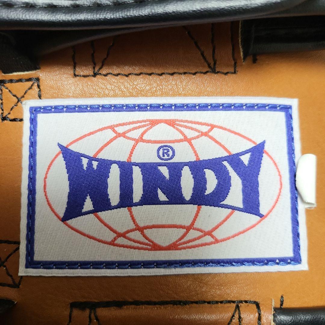 【美品】WINDY キックミット KP-6 茶色／黒
