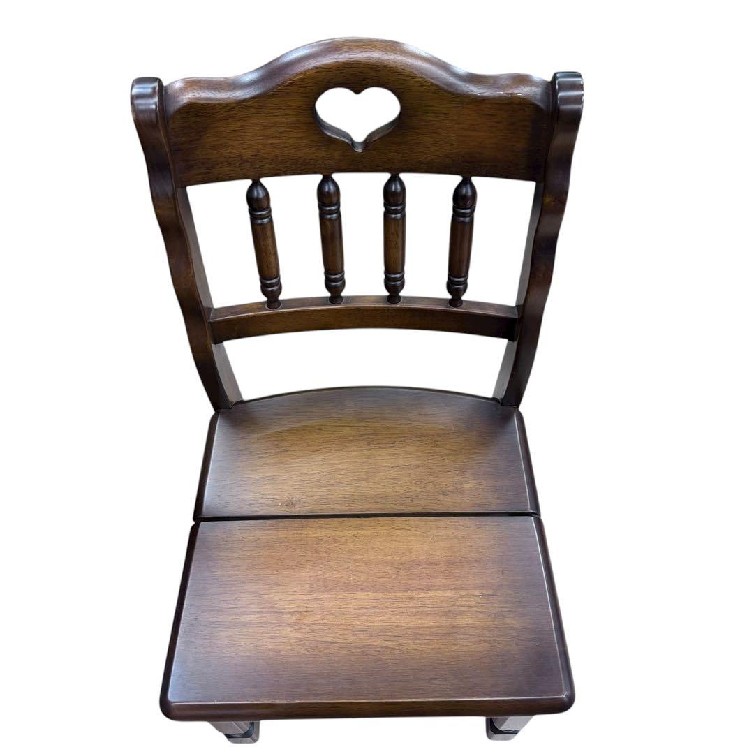 【極美品】木製ダイニングチェア 2脚セット 国産家具風