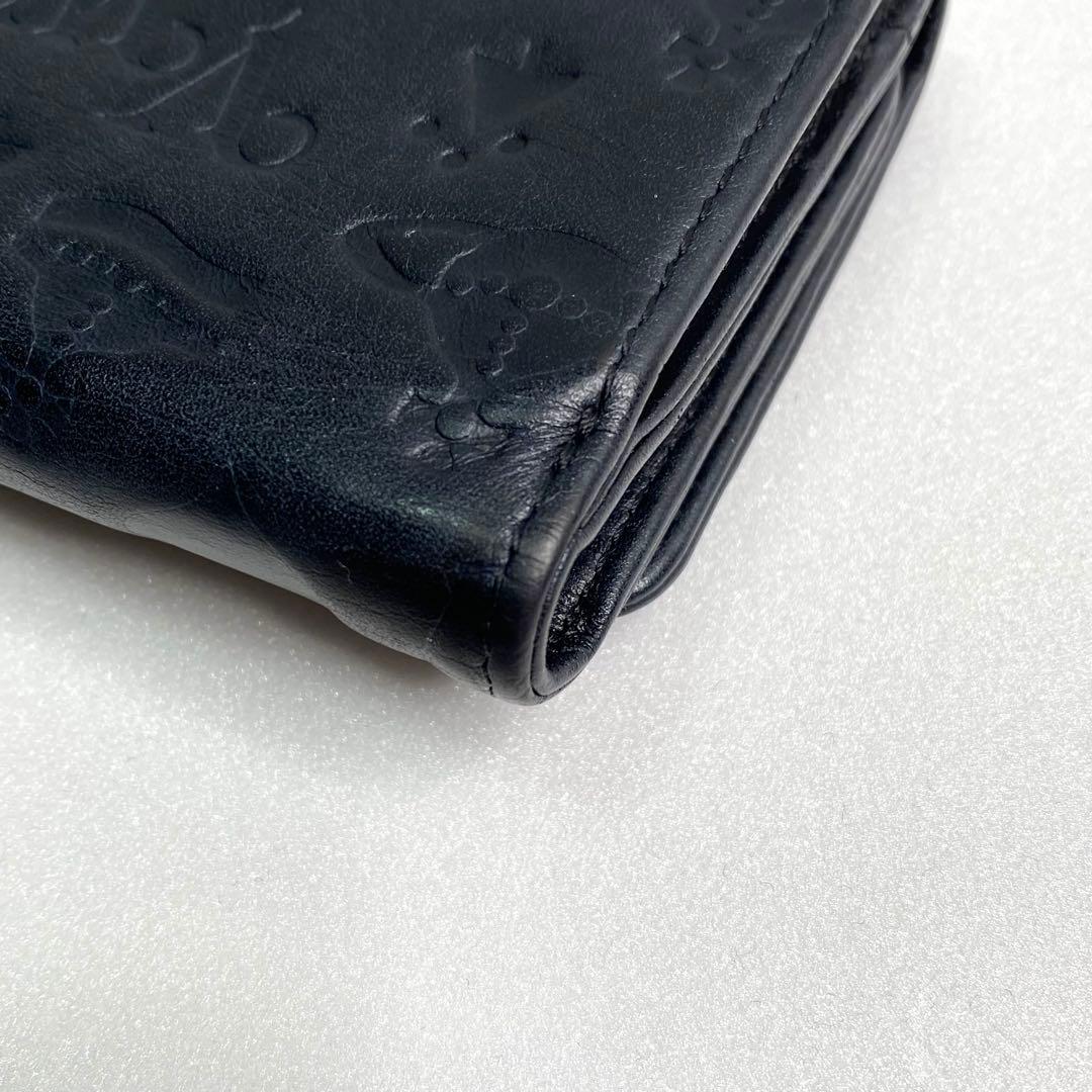 良品✨ヴィヴィアンウエストウッド 財布 オーブ レザー 金具 ロゴ エンボス