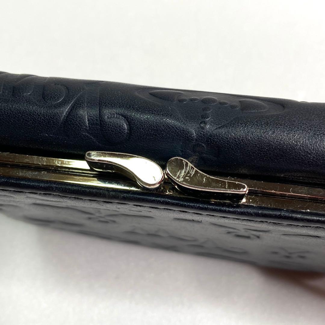 良品✨ヴィヴィアンウエストウッド 財布 オーブ レザー 金具 ロゴ エンボス