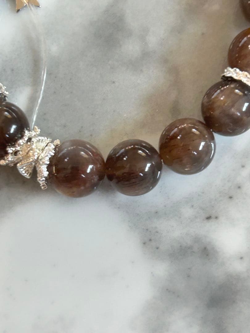 マリエモーン4点おまとめパラサイトとブラックサンムーンストーンのブレスレッ