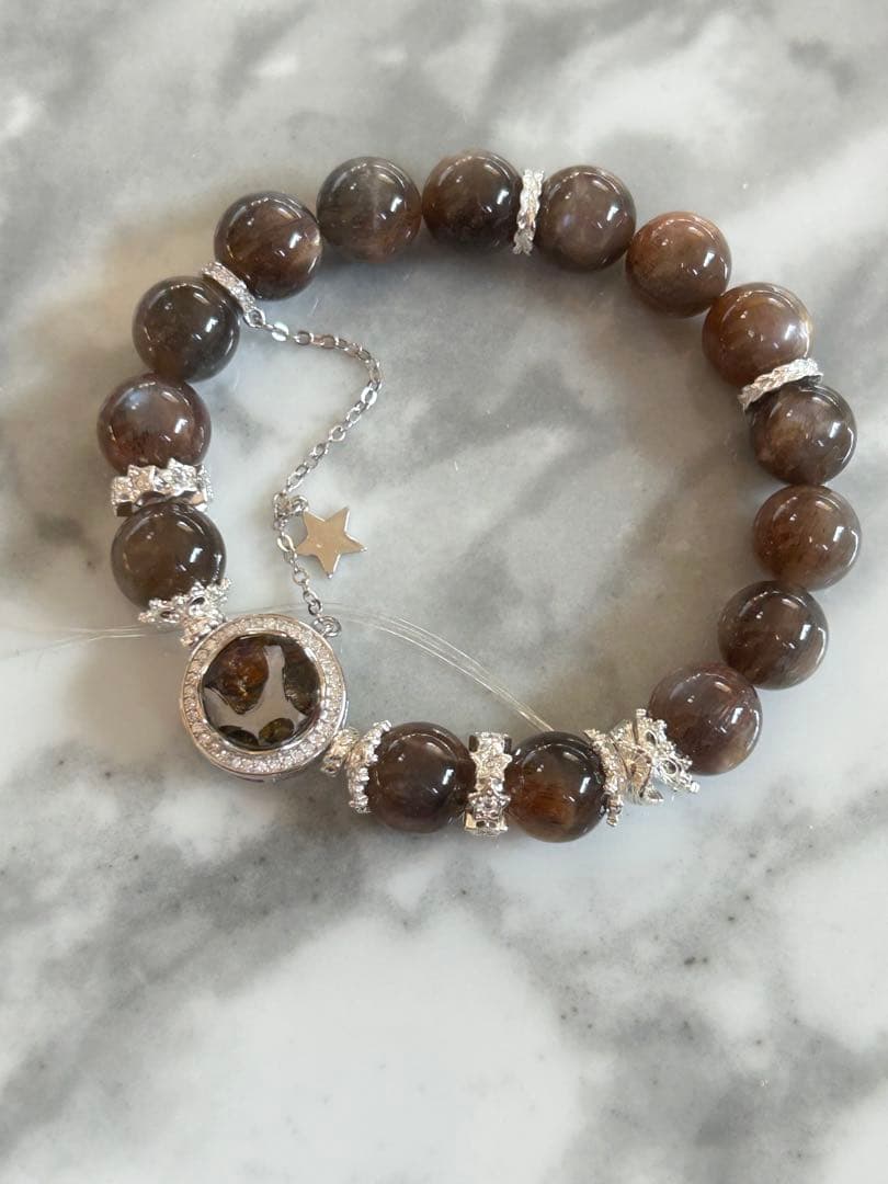 マリエモーン4点おまとめパラサイトとブラックサンムーンストーンのブレスレッ