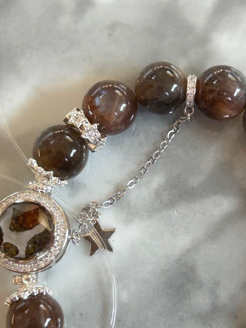 マリエモーン4点おまとめパラサイトとブラックサンムーンストーンのブレスレッ