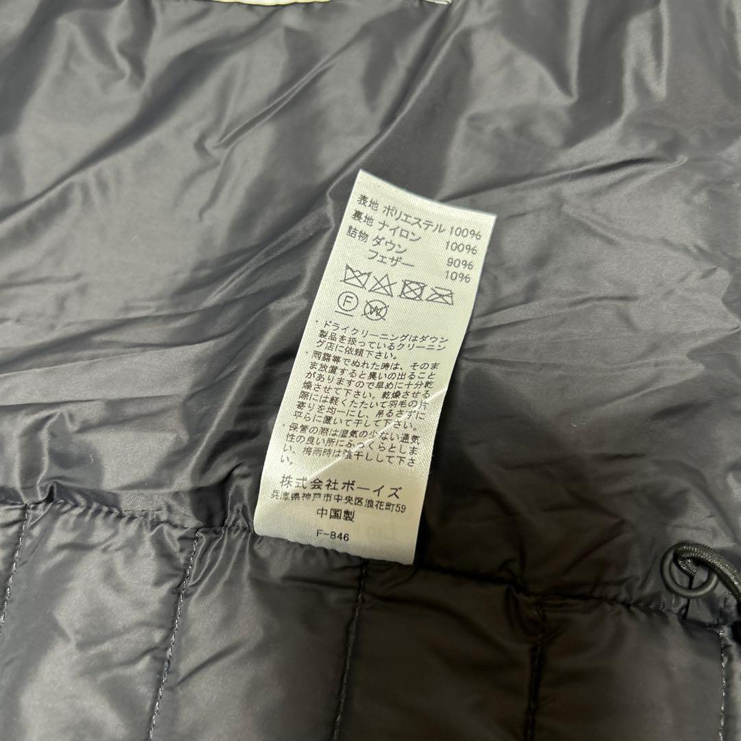 Orcival ブラック キルティングダウンベスト サイズ1