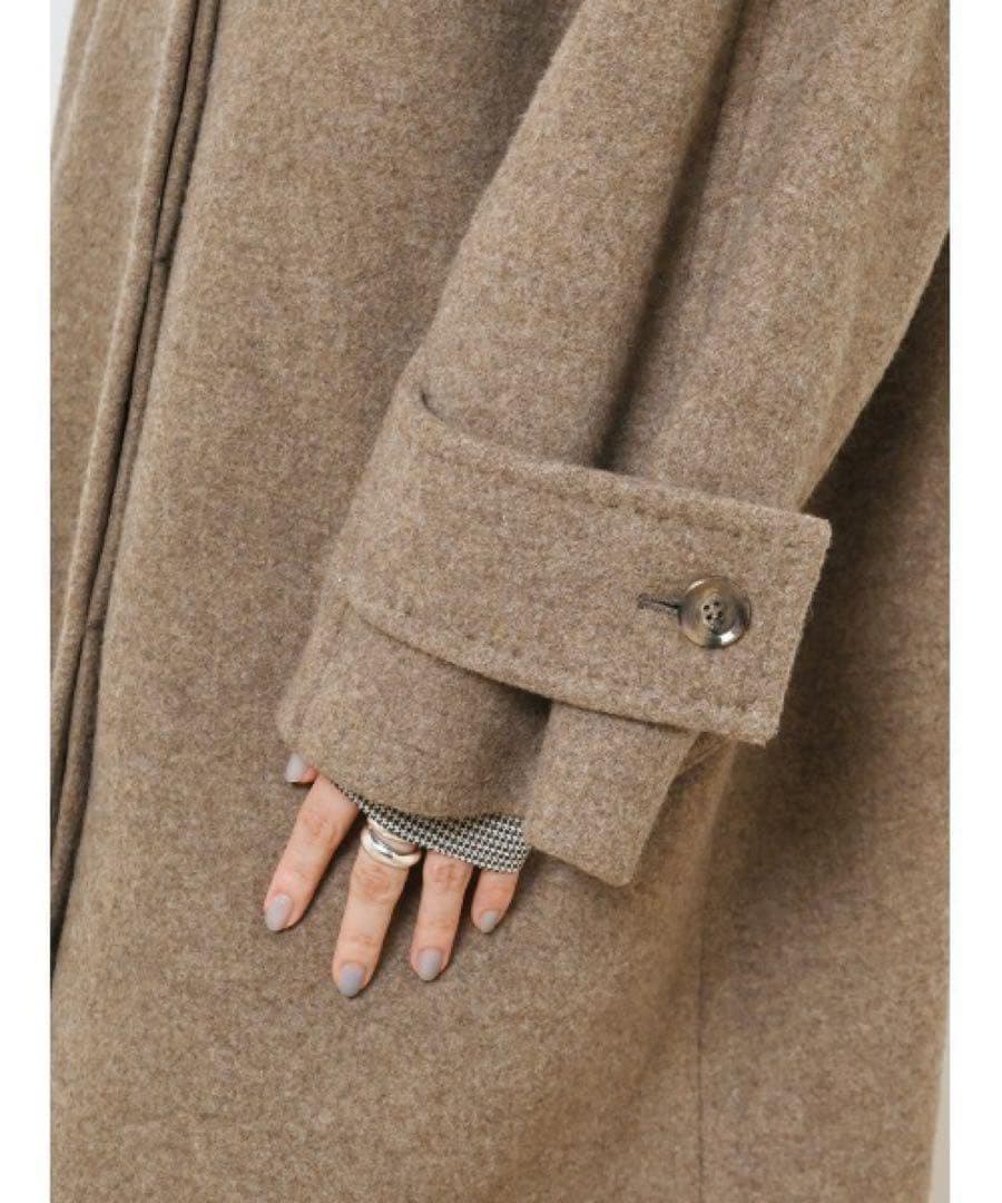 スタンドカラーバルマカンコート フレイアイディー　モカ