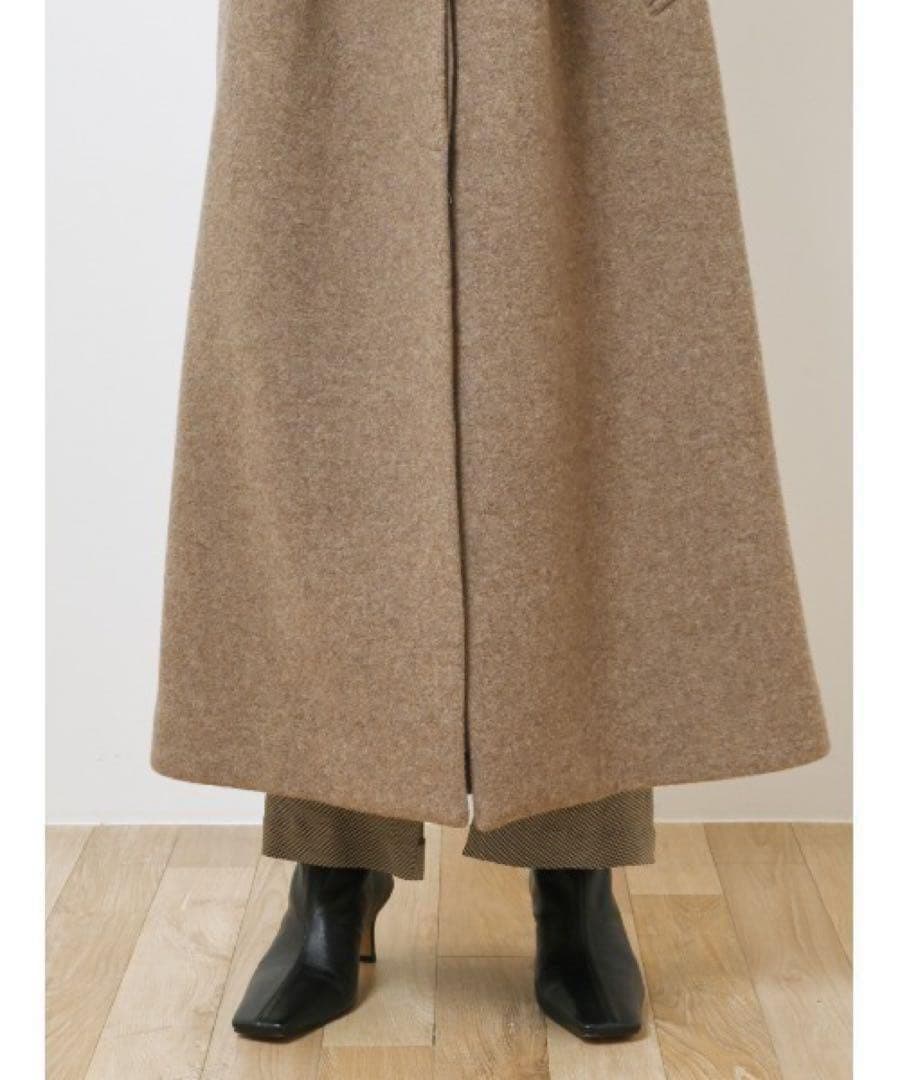 スタンドカラーバルマカンコート フレイアイディー　モカ