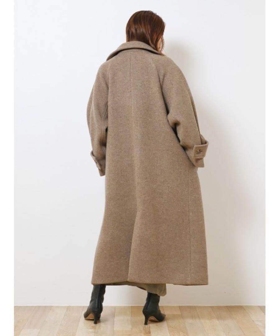 スタンドカラーバルマカンコート フレイアイディー　モカ