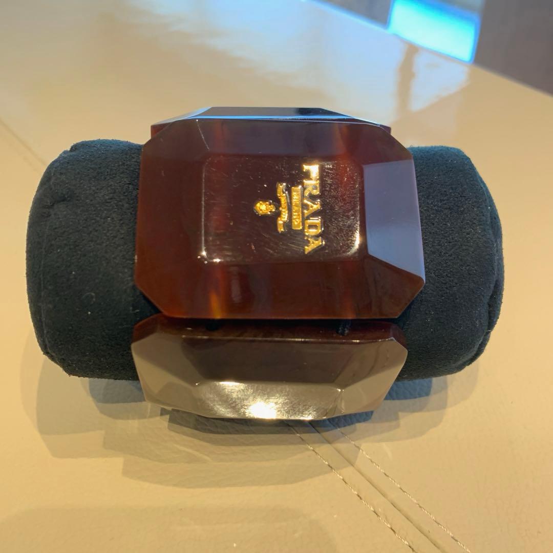 美品 PRADA プラダ バングル