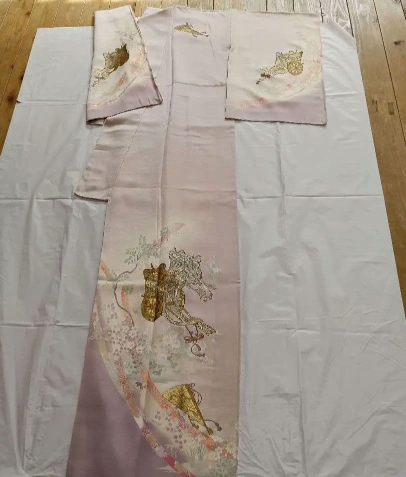 訪問着暈し染め　正絹　やまと誂製　お着物のみ