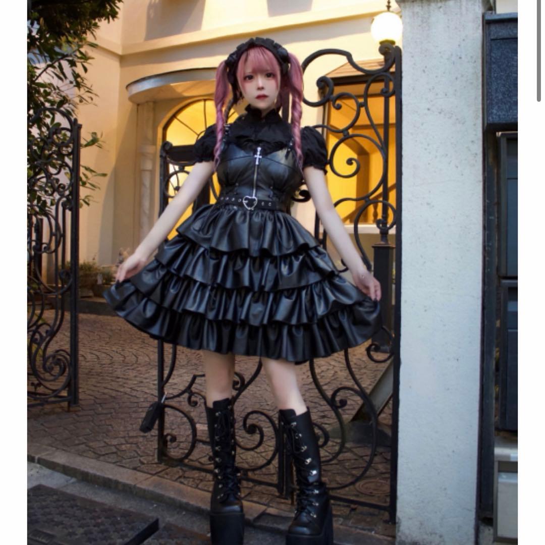 ONE PIECE × QOOZA ペローナコラボ ワンピース　ブラック