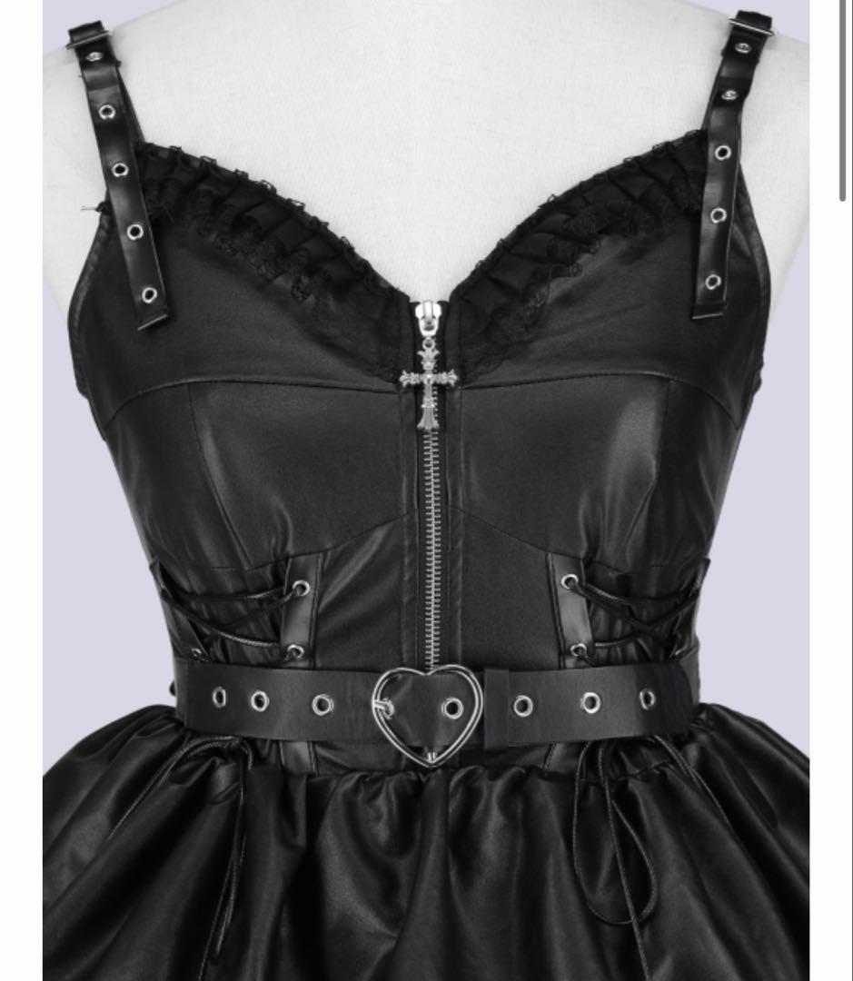 ONE PIECE × QOOZA ペローナコラボ ワンピース　ブラック