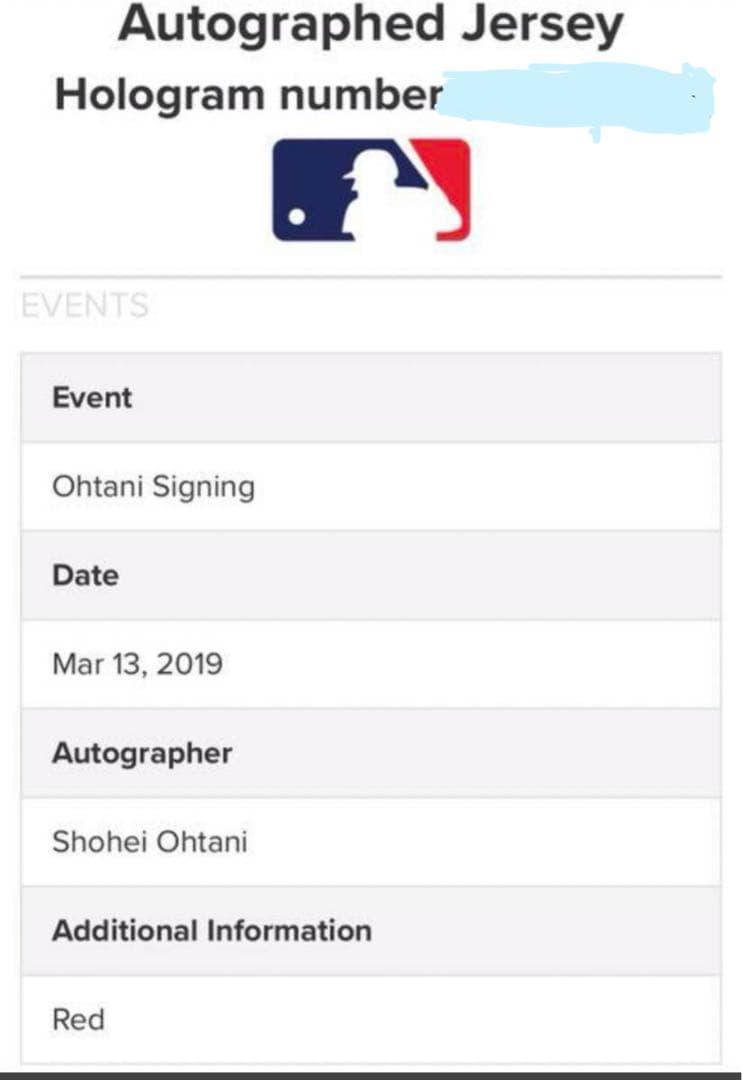 大谷翔平選手直筆サイン入りオーセンティックユニフォーム