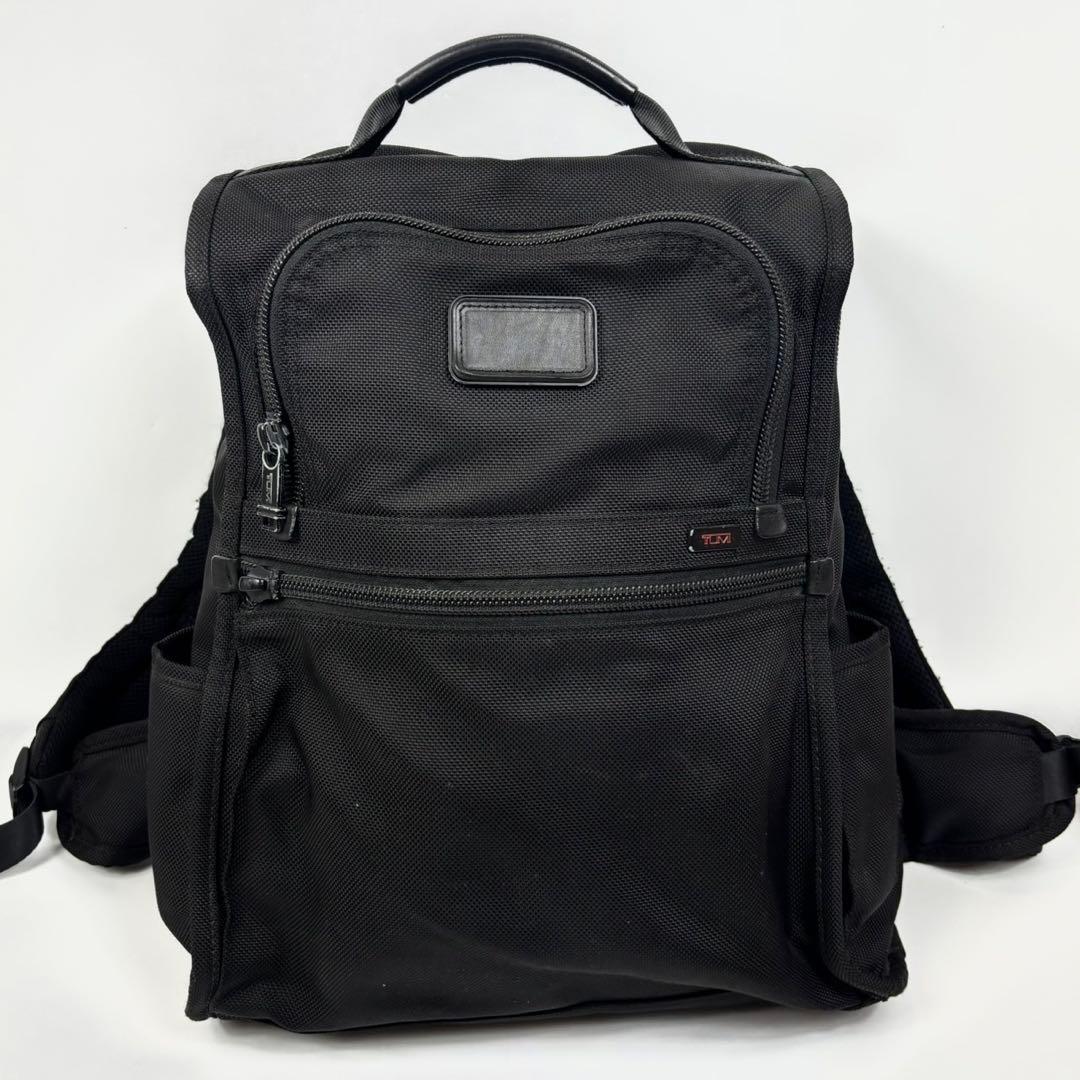 TUMI バックパック 革 黒 ALPHA SLIM SOLUTIONS